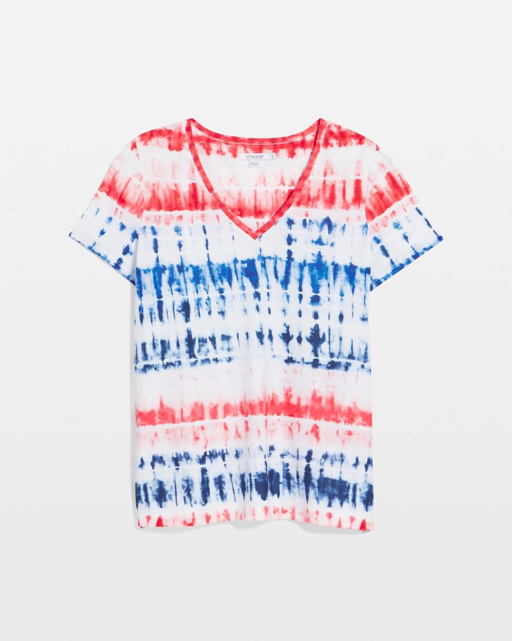 Zenergy® Americana Tie-dye V-Neck Tee | Chico's